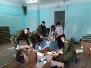Володарские патриоты Астраханской области присоединились новогодней акции, проводимой благотворительным фондом «Созвездие добра»